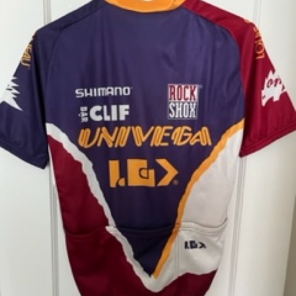 Classic Univega Throw Back Cycling Jersey - Mens Size Medium - Picture 2 of 2